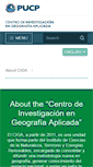 Mobile Screenshot of ciga.pucp.edu.pe