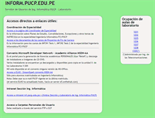 Tablet Screenshot of inform.pucp.edu.pe