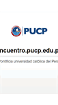 Mobile Screenshot of encuentro.pucp.edu.pe