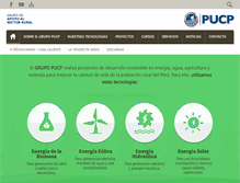 Tablet Screenshot of gruporural.pucp.edu.pe