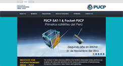 Desktop Screenshot of inras.pucp.edu.pe