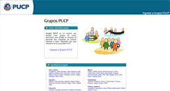 Desktop Screenshot of grupos.pucp.edu.pe