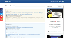 Desktop Screenshot of envivo.pucp.edu.pe