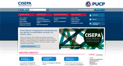 Desktop Screenshot of cisepa.pucp.edu.pe