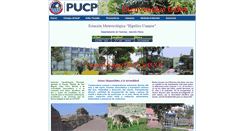 Desktop Screenshot of meteorologia.pucp.edu.pe