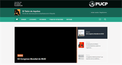 Desktop Screenshot of eltalondeaquiles.pucp.edu.pe